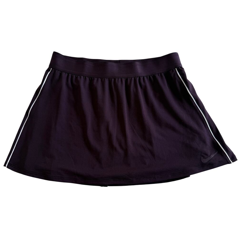 Nike Women’s Court Dry Skort Medium – Burgundy Ash Stretch Tennis